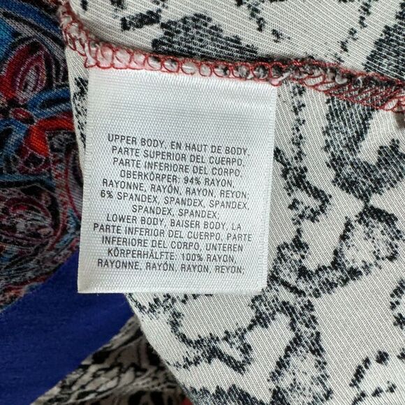 Anthropologie Akemi + Kin Gia Tunic Blouse Top XS Paisley Light Indie Gypsy Boho - Picture 14 of 16